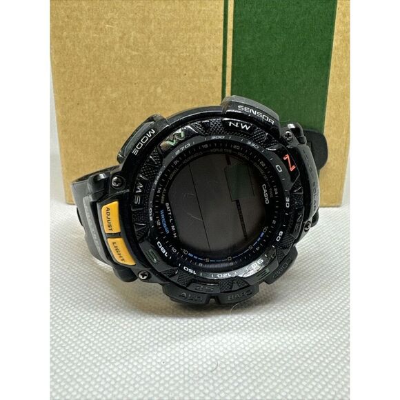 Casio Pro Trek PAG-240 Men\'s Black Resin Strap Digital Dial Genuine Watch JNA22 main image 7